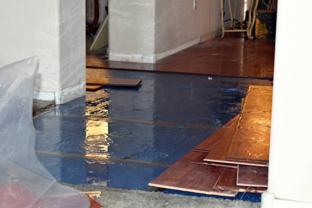 Professional Emergency Water Damage Restoration technician working in Lewisburg, OH